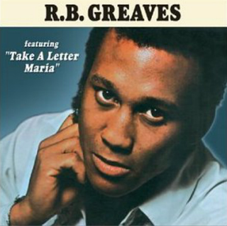 R.B. Greaves on the cover of his 1969 self-titled album (via amazon.com)